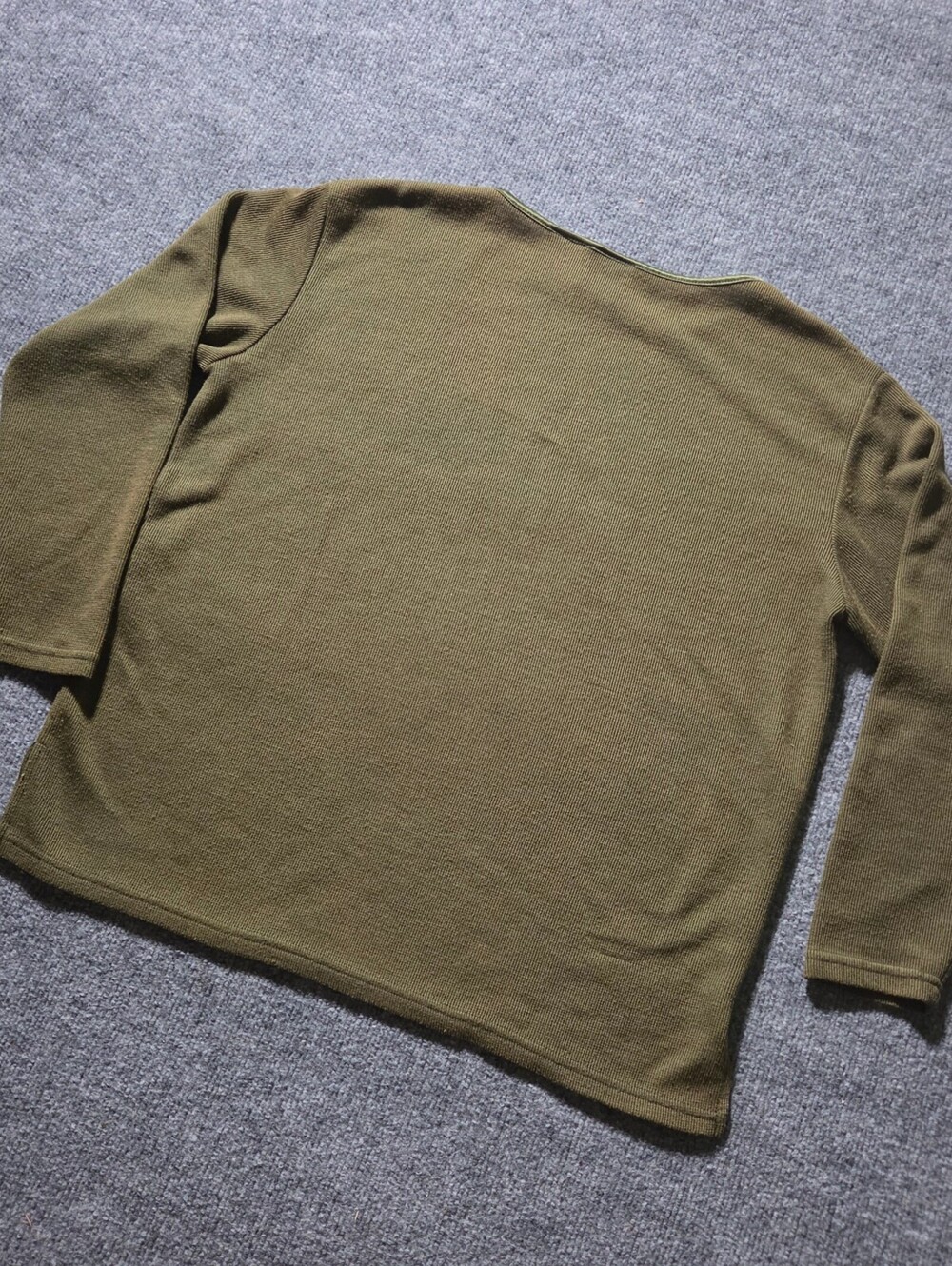 TR Bentley Olive Green Long Sleeve Knit Sweater Medium - Picture 5 of 8